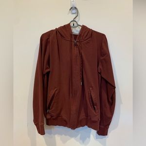 Mack Weldon Ace Full Zip hoodie red medium